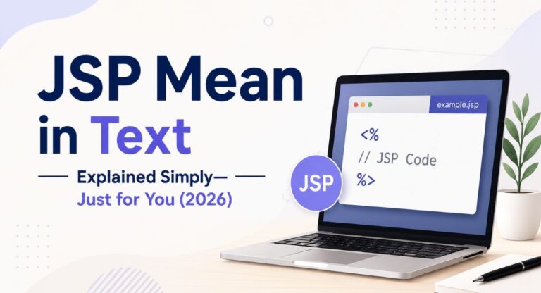 JSP Mean in Text Explained Simply—Just for You (2026)