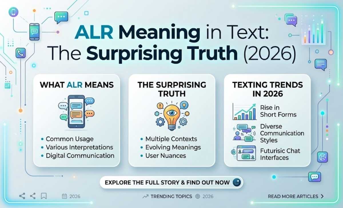 ALR Meaning in Text The Surprising Truth (2026)