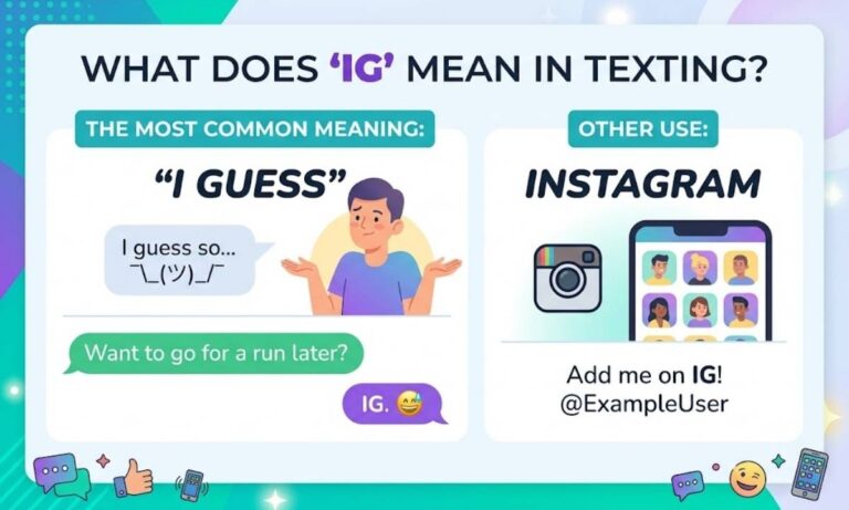 IG Meaning in Text Confusing Slang Finally Explained