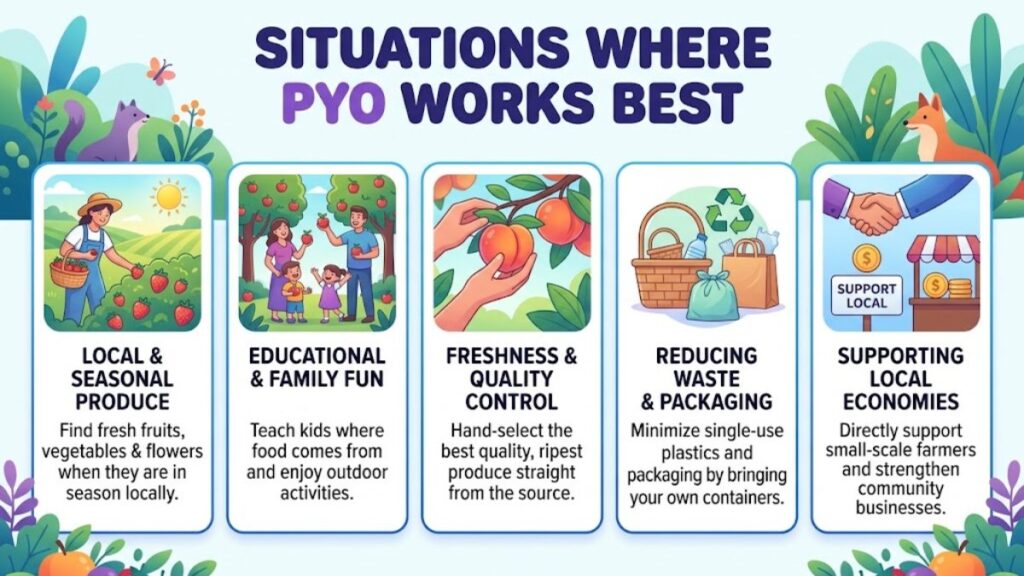 Situations Where PYO Works Best
